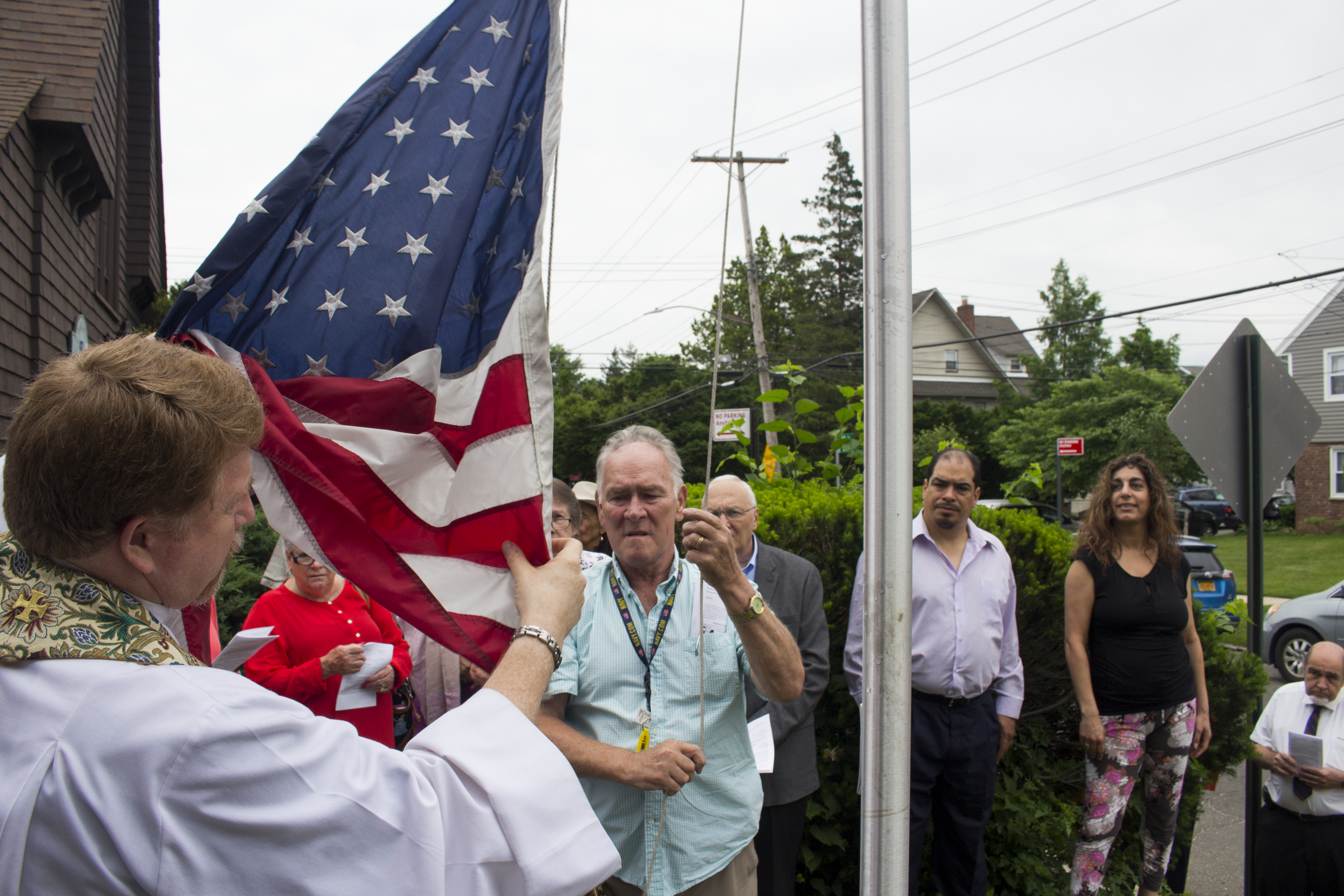 Flag Pole Dedication